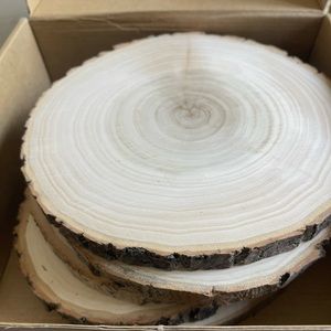 Faux wood slices - perfect for centerpieces for wedding, holiday